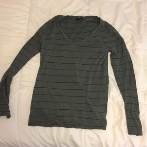 Wet Seal striped green shirt